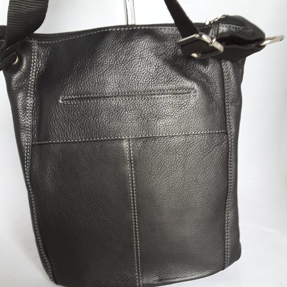 COPY - BLACK & Brown FAUX LEATHER CROSSBODY PURSES - Picture 4 of 8